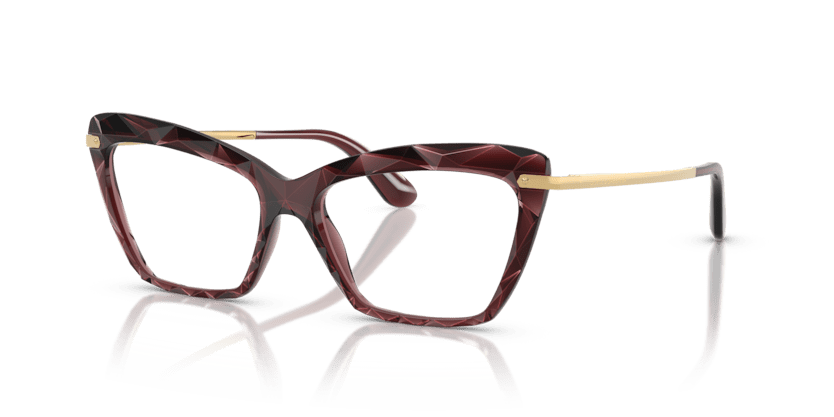 0DG5025 - Dolce & Gabbana - Red - (Transparent Bordeaux 3045) - 53 - 15 - 140 MM - Ardor Eyewear 8056262301371