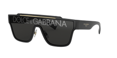 0DG6125 - Dolce & Gabbana - (Black) Dark Grey Tampo D&G Silver - 35 - 135 - 145 MM - Ardor Eyewear 8056597238656