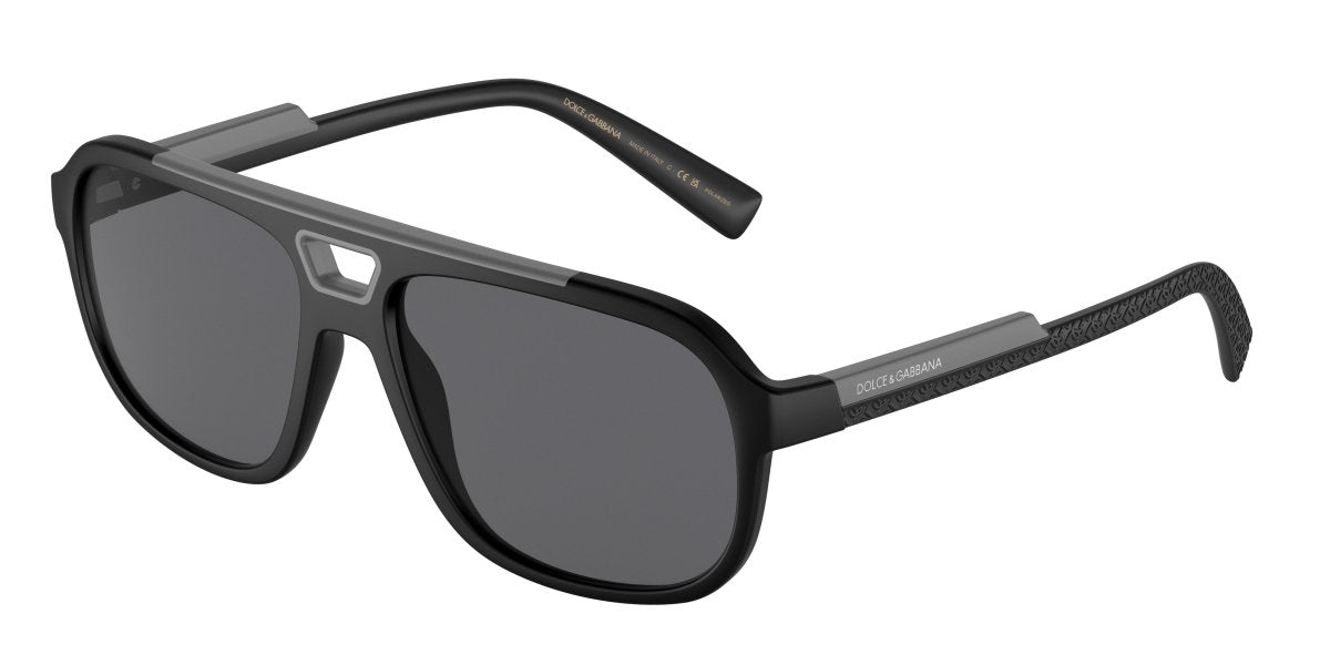 0DG6179 - Dolce & Gabbana - (Matte Black) Polarized Dark Grey - 58 - 16 - 145 MM - Ardor Eyewear 8056597759106