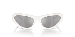 0DG6190 - Dolce & Gabbana - (White) Light Grey Mirror Silver 80 - 60 - 16 - 130 MM - Ardor Eyewear 8056597951647