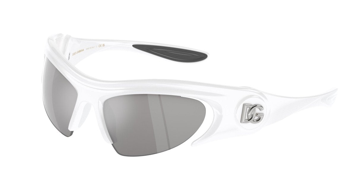 0DG6192 - Dolce & Gabbana - (White) Light Grey Mirror Silver - 58 - 13 - 120 MM - Ardor Eyewear 8056597954754