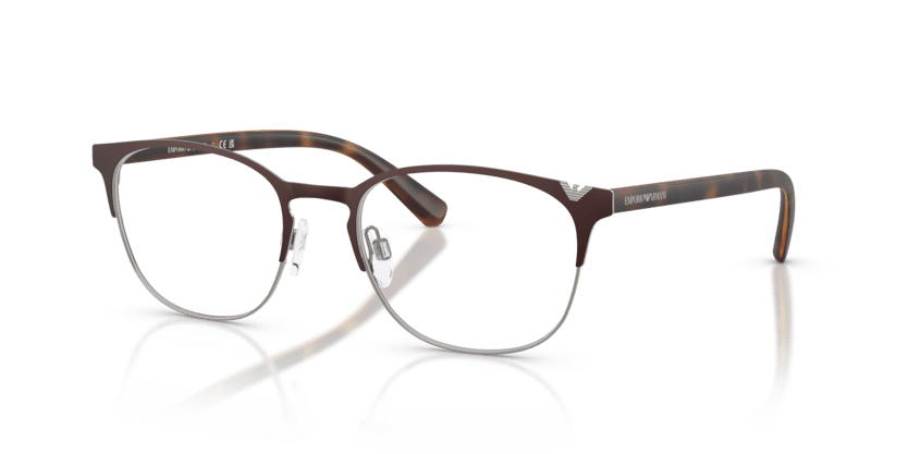 0EA1059 - Emporio Armani - Brown - (Matte Brown & Gunmetal 3179) - 53 - 19 - 145 MM - Ardor Eyewear 8053672748055