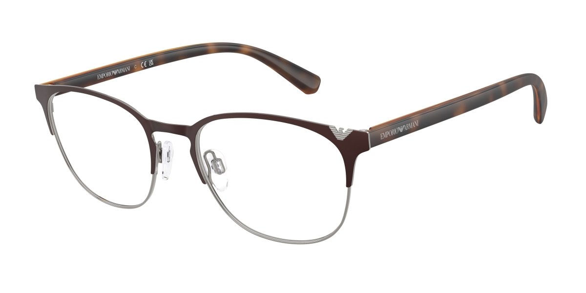 0EA1059 - Emporio Armani - Brown - (Matte Brown & Gunmetal 3179) - 53 - 19 - 145 MM - Ardor Eyewear 8053672748055