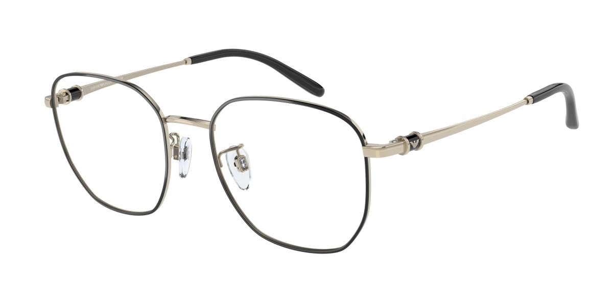 0EA1134D - Emporio Armani - Gold - (Shiny Pale Gold/Black 3082) - 53 - 19 - 140 MM - Ardor Eyewear 8056597630115