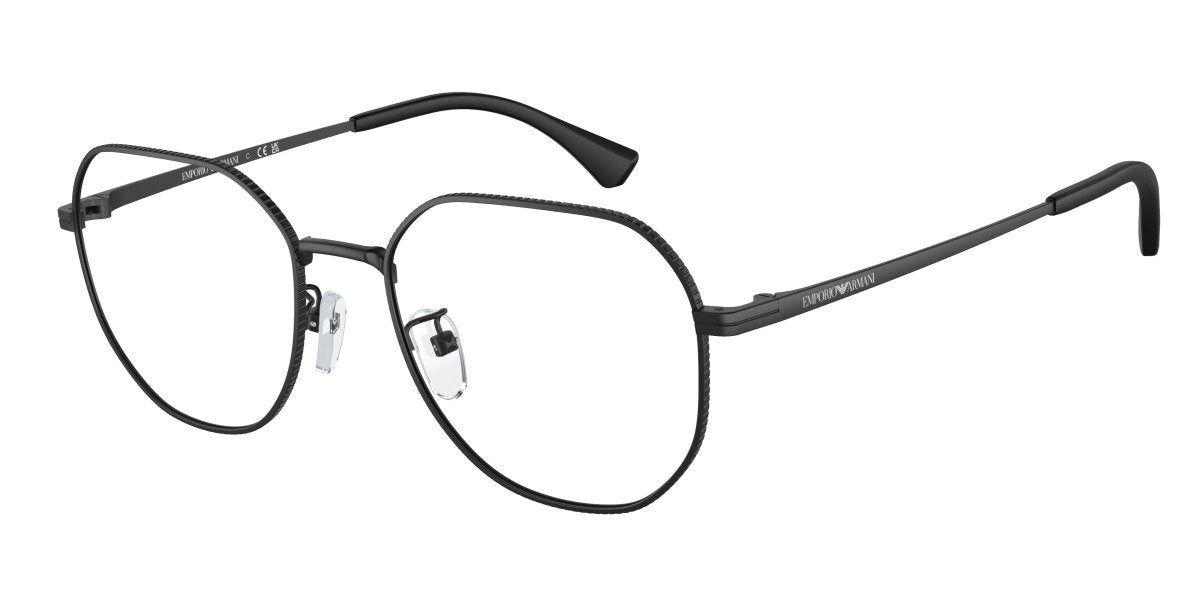 0EA1154D - Emporio Armani - Black - (Matte Black 3001) - 52 - 19 - 145 MM - Ardor Eyewear 8056597964708