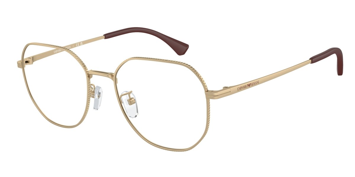 0EA1154D - Emporio Armani - Gold - (Matte Pale Gold 3371) - 52 - 19 - 145 MM - Ardor Eyewear 8056597967846