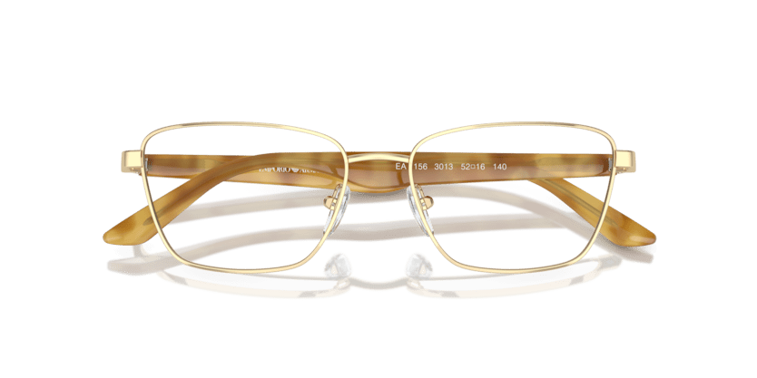 0EA1156 - Emporio Armani - Gold - (Shiny Pale Gold 3013) - 52 - 16 - 140 MM - Ardor Eyewear 8056262037966