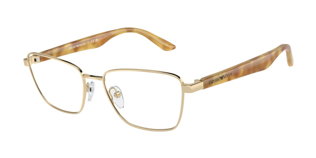 0EA1156 - Emporio Armani - Gold - (Shiny Pale Gold 3013) - 52 - 16 - 140 MM - Ardor Eyewear 8056262037966