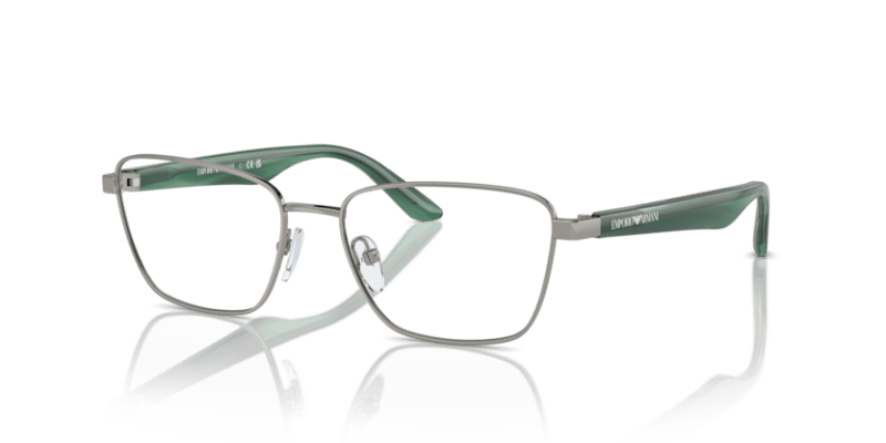 Shiny Gunmetal - 0EA1156 8056262037942 Emporio Armani Eyeglasses Woman Irregular
