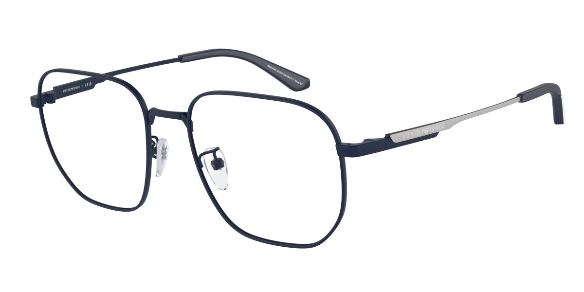 0EA1159D - Emporio Armani - Blue - (Matte Blue 3018) - 54 - 18 - 145 MM - Ardor Eyewear 8056262084144