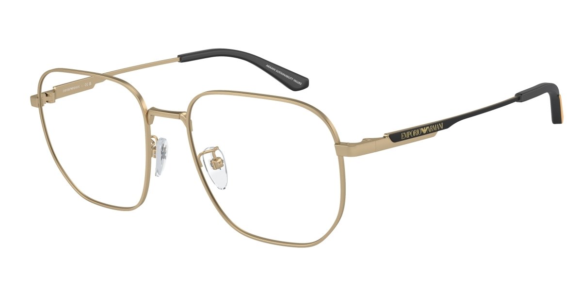 0EA1159D - Emporio Armani - Gold - (Matte Pale Gold 3002) - 54 - 18 - 145 MM - Ardor Eyewear 8056262084137