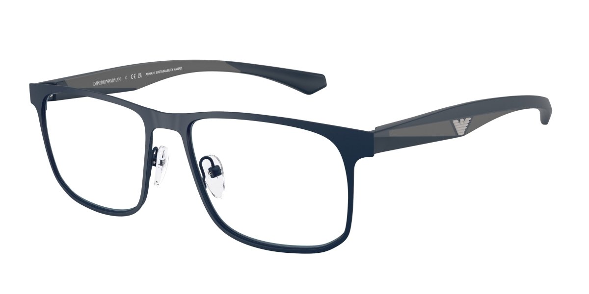 0EA1163 - Emporio Armani - Blue - (Matte Blue 3389) - 53 - 17 - 145 MM - Ardor Eyewear 8056262235386