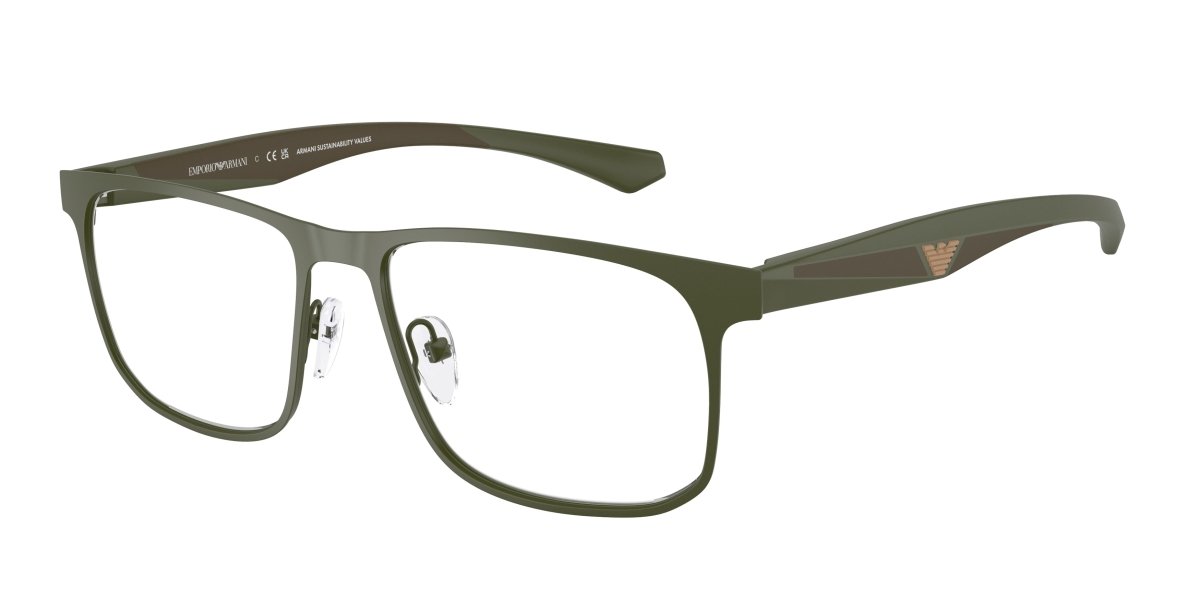 0EA1163 - Emporio Armani - Green - (Matte Green 3388) - 53 - 17 - 145 MM - Ardor Eyewear 8056262235362