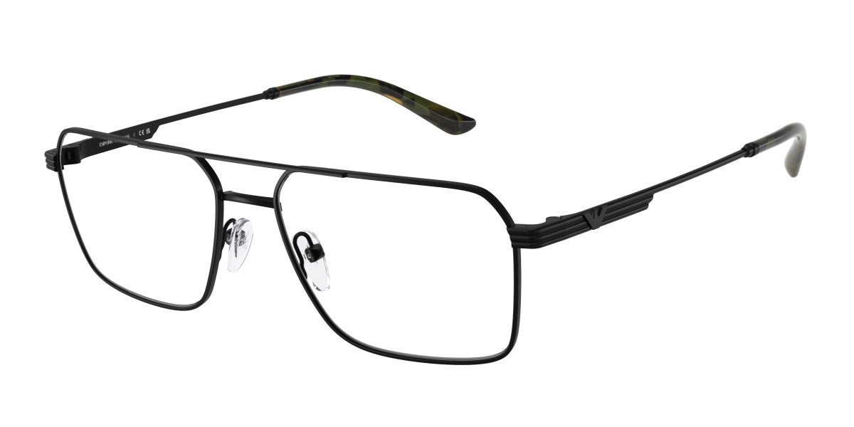 0EA1166 - Emporio Armani - Black - (Matte Black 3001) - 55 - 17 - 145 MM - Ardor Eyewear 8056262242100