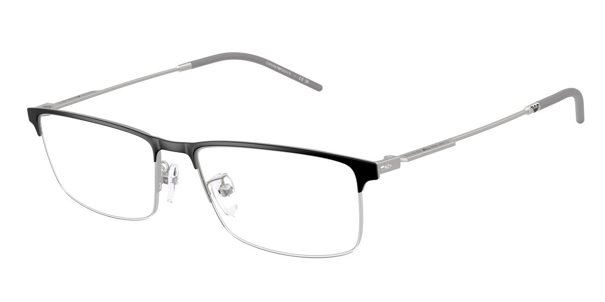 0EA1168D - Emporio Armani - Black - (Matte Black/Silver 3061) - 56 - 17 - 145 MM - Ardor Eyewear 8056262294826