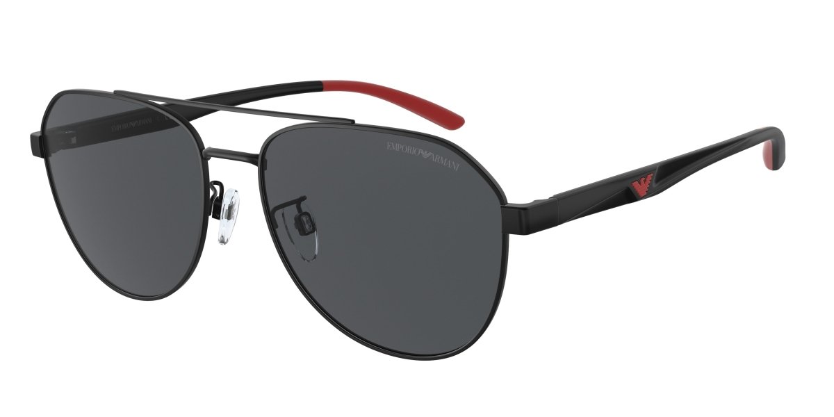 0EA2129D - Emporio Armani - (Matte Black) Dark Grey - 59 - 17 - 145 MM - Ardor Eyewear 8056597630894