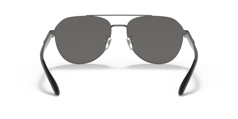 0EA2129D - Emporio Armani - (Matte Gunmetal) Polar Grey Mirror Silver Polarized - 59 - 17 - 145 MM - Ardor Eyewear 8056597629898