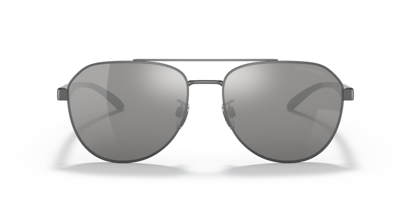 0EA2129D - Emporio Armani - (Matte Gunmetal) Polar Grey Mirror Silver Polarized - 59 - 17 - 145 MM - Ardor Eyewear 8056597629898