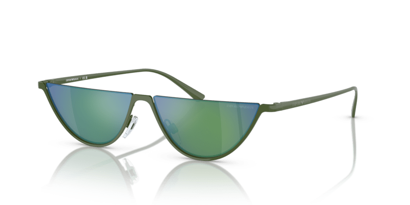 0EA2143 - Emporio Armani - (Shiny Green) Green Mirror Green - 57 - 12 - 145 MM - Ardor Eyewear 8056597834766