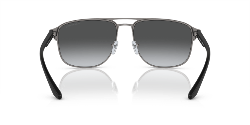 0EA2144 - Emporio Armani - (Matte Gunmetal/Black) Polar Grey Gradient Polarized - 60 - 16 - 145 MM - Ardor Eyewear 8056597944847