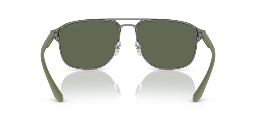 0EA2144 - Emporio Armani - (Matte Gunmetal/Sage Green) Dark Green - 60 - 16 - 145 MM - Ardor Eyewear 8056597944861