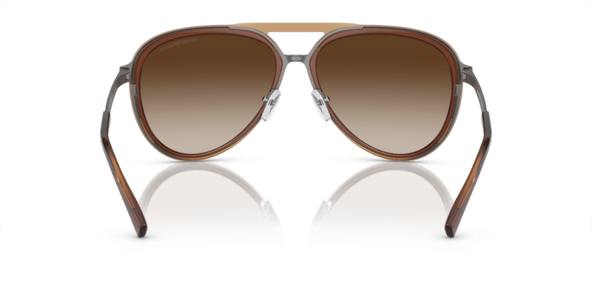 0EA2145 - Emporio Armani - (Shiny Transparent Brown) Gradient Brown - 59 - 16 - 145 MM - Ardor Eyewear 8056597950824