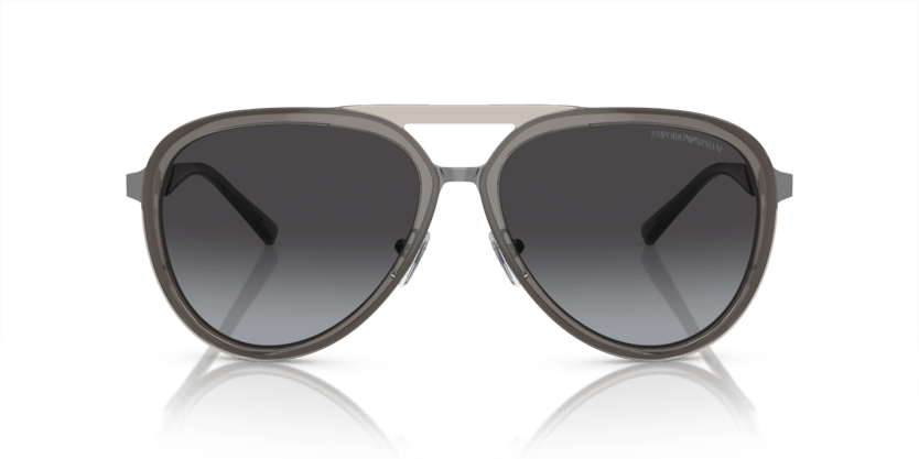 0EA2145 - Emporio Armani - (Shiny Transparent Smoke) Gradient Grey - 59 - 16 - 145 MM - Ardor Eyewear 8056597950794