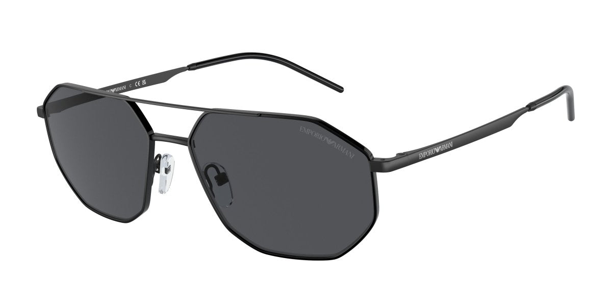 0EA2147 - Emporio Armani - (Matte Black) Dark Grey - 58 - 16 - 145 MM - Ardor Eyewear 8056597947275