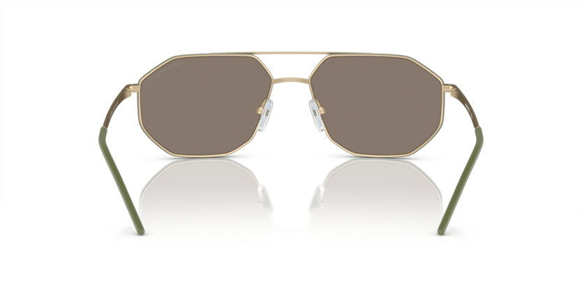 0EA2147 - Emporio Armani - (Matte Gold) Light Brown Mirror Dark Gold - 58 - 16 - 145 MM - Ardor Eyewear 8056597947282