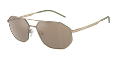 0EA2147 - Emporio Armani - (Matte Gold) Light Brown Mirror Dark Gold - 58 - 16 - 145 MM - Ardor Eyewear 8056597947282