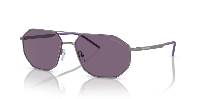 0EA2147 - Emporio Armani - (Matte Gunmetal) Violet - 58 - 16 - 145 MM - Ardor Eyewear 8056597947299