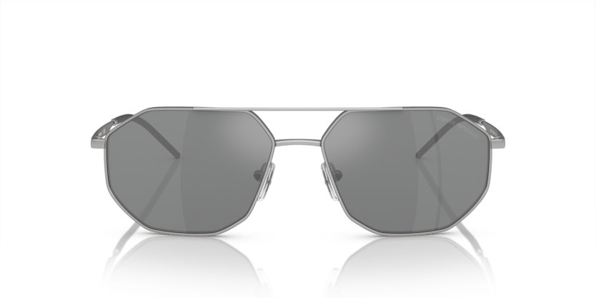 0EA2147 - Emporio Armani - (Matte Silver) Grey Mirror Silver - 58 - 16 - 145 MM - Ardor Eyewear 8056597947305