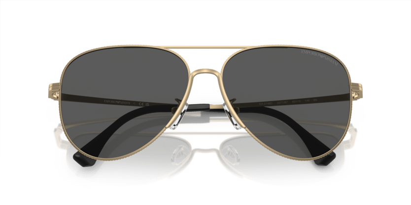 0EA2149D - Emporio Armani - (Matte Pale Gold) Dark Grey - 60 - 15 - 145 MM - Ardor Eyewear 8056597968089