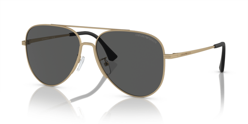 0EA2149D - Emporio Armani - (Matte Pale Gold) Dark Grey - 60 - 15 - 145 MM - Ardor Eyewear 8056597968089