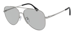 0EA2149D - Emporio Armani - (Matte Silver) Light Grey - 60 - 15 - 145 MM - Ardor Eyewear 8056597964395