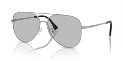 0EA2149D - Emporio Armani - (Matte Silver) Light Grey - 60 - 15 - 145 MM - Ardor Eyewear 8056597964395