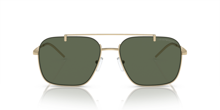 0EA2150 - Emporio Armani - (Shiny Pale Gold) Dark Green - 57 - 17 - 145 MM - Ardor Eyewear 8056597951906