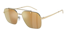 0EA2150 - Emporio Armani - (Shiny Pale Gold) Dark Violet Mirror Silver - 57 - 17 - 145 MM - Ardor Eyewear 8056597951913