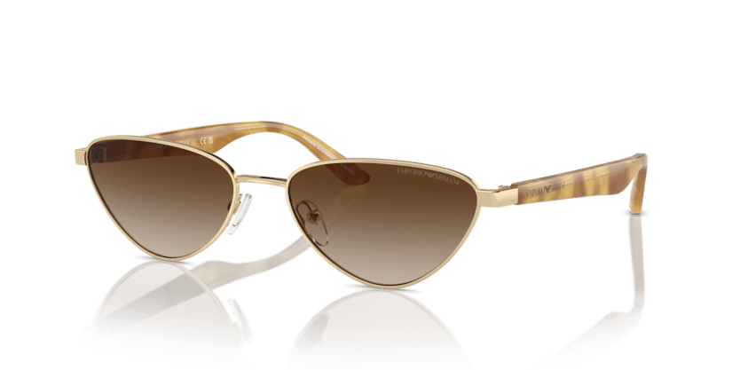 0EA2153 - Emporio Armani - (Shiny Pale Gold) Gradient Brown - 56 - 17 - 140 MM - Ardor Eyewear 8056262039120