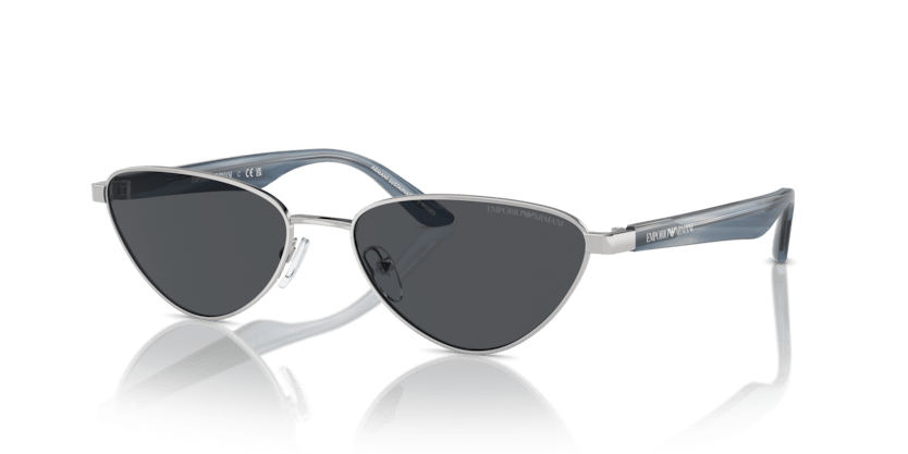 0EA2153 - Emporio Armani - (Shiny Silver) Dark Grey - 56 - 17 - 140 MM - Ardor Eyewear 8056262039137