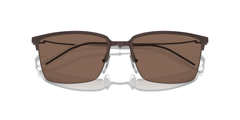 0EA2155 - Emporio Armani - (Matte Brown) Dark Brown - 58 - 19 - 145 MM - Ardor Eyewear 8056262035825