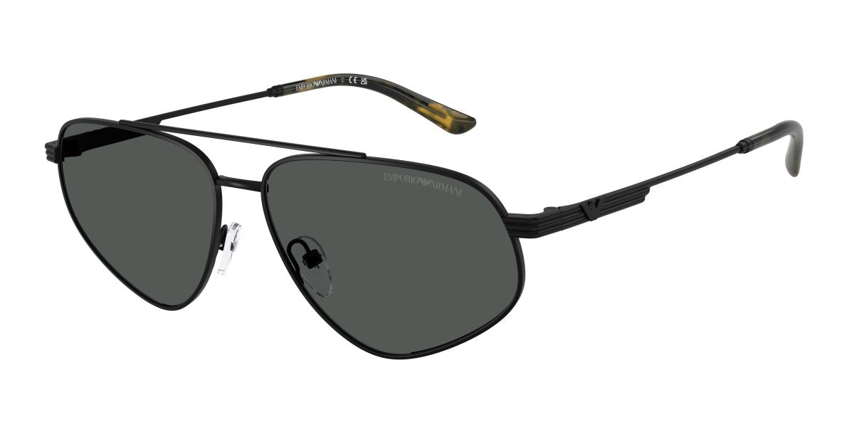 0EA2156 - Emporio Armani - (Matte Black) Dark Grey - 59 - 14 - 145 MM - Ardor Eyewear 8056262241806