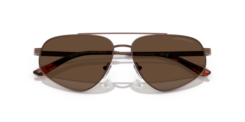 0EA2156 - Emporio Armani - (Matte Bronze) Dark Brown - 59 - 14 - 145 MM - Ardor Eyewear 8056262241837