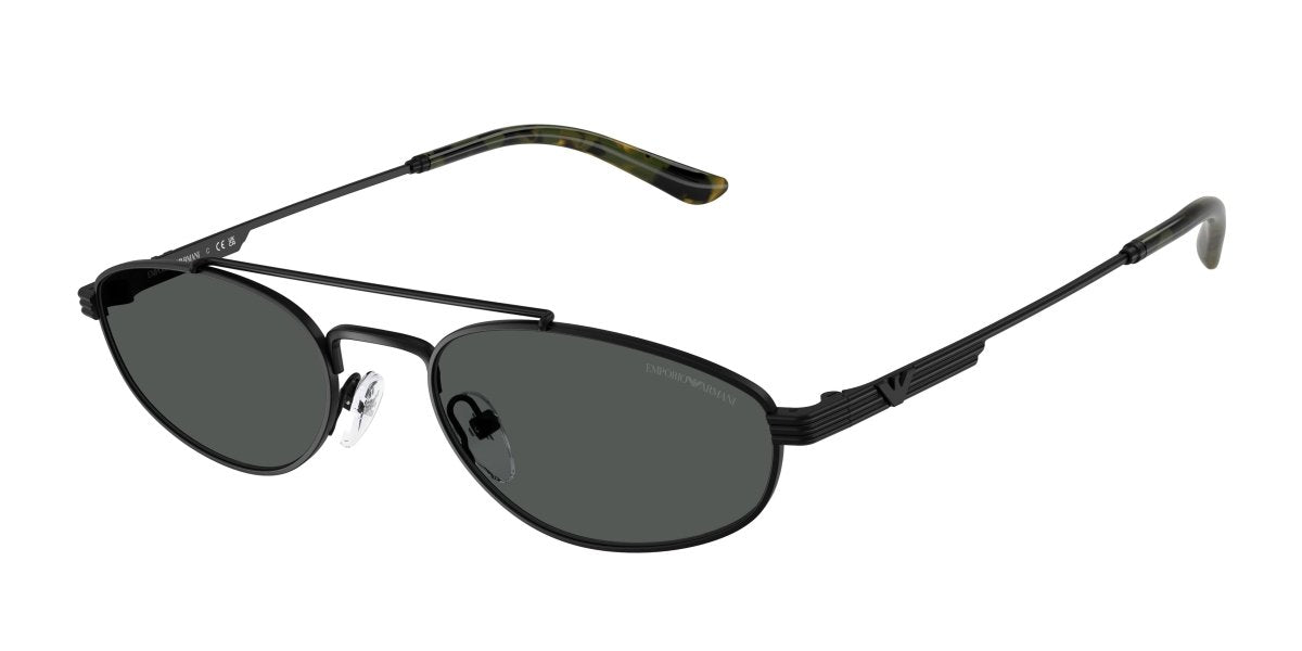 0EA2157 - Emporio Armani - (Matte Black) Dark Grey - 54 - 20 - 145 MM - Ardor Eyewear 8056262241141