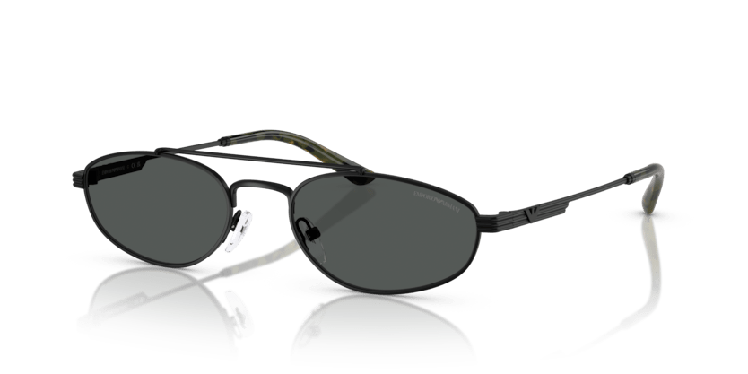 0EA2157 - Emporio Armani - (Matte Black) Dark Grey - 54 - 20 - 145 MM - Ardor Eyewear 8056262241141