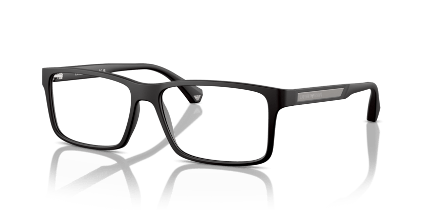 0EA3038 - Emporio Armani - Black - (Rubber Black 5063) - 54 - 16 - 140 MM - Ardor Eyewear 8053672286007