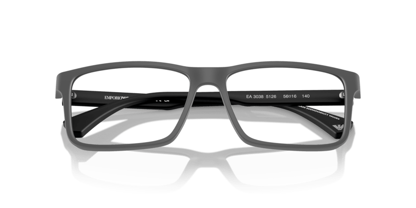 0EA3038 - Emporio Armani - Grey - (Matte Dark Grey 5126) - 54 - 16 - 140 MM - Ardor Eyewear 8056262082577