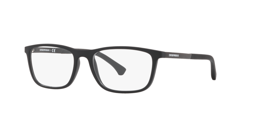 0EA3069 - Emporio Armani - Black - (Matte Black 5001) - 53 - 17 - 140 MM - Ardor Eyewear 8056597112390