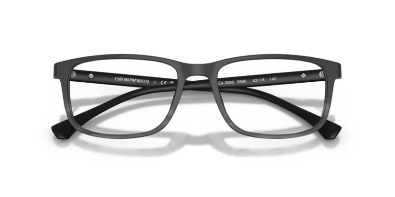 Matte Black & Striped Grey - 0EA3098 8053672864601