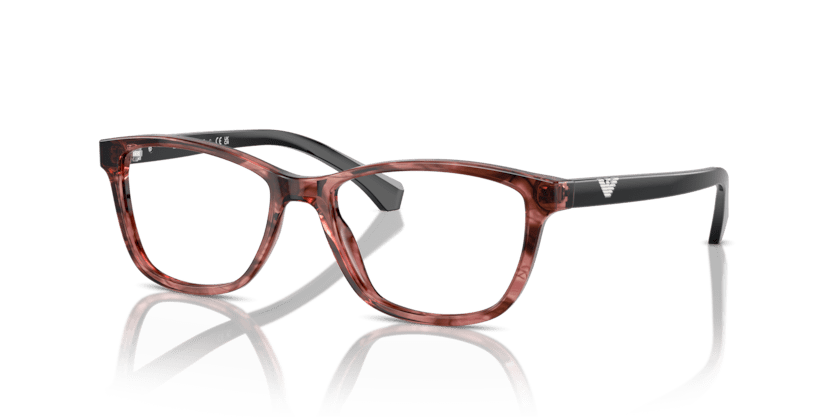 0EA3099 - Emporio Armani - Pink - (Shiny Striped Pink 5553) - 54 - 16 - 140 MM - Ardor Eyewear 8053672640991